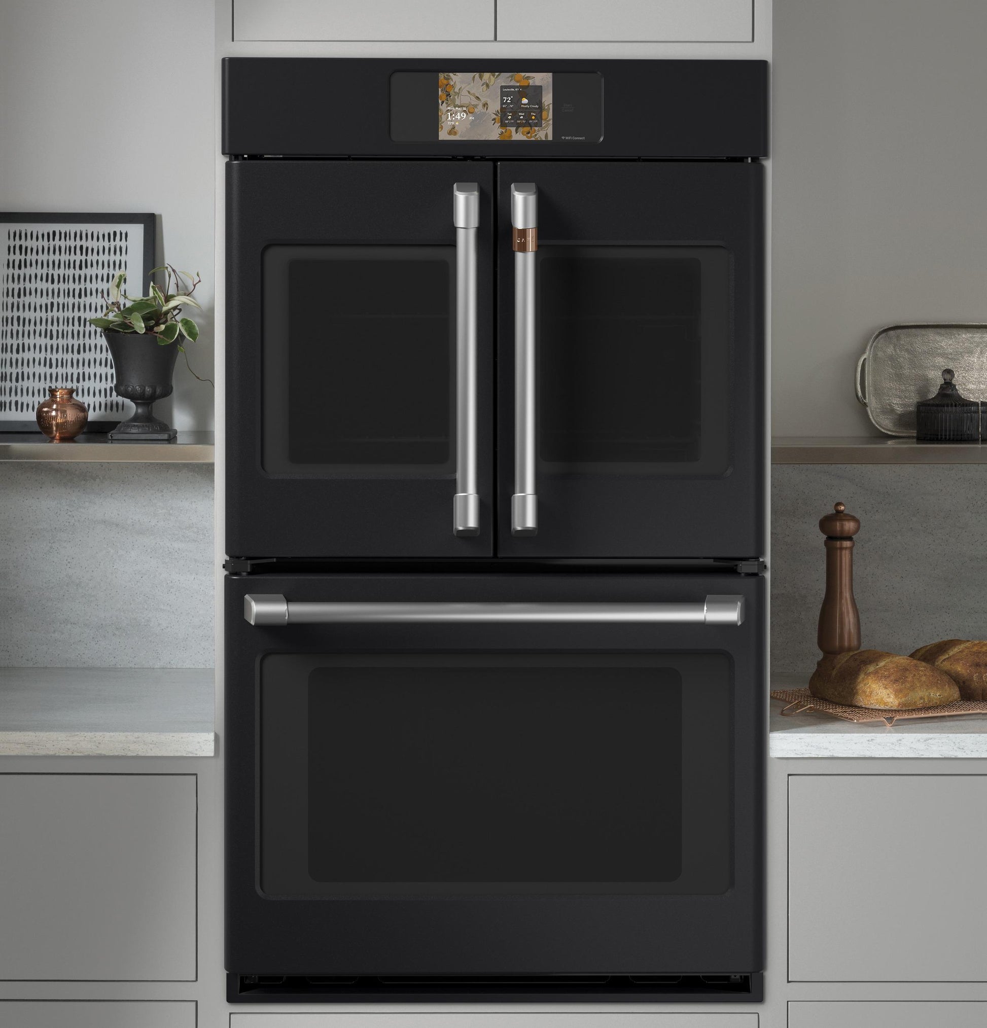 Cafe CTD90FP3ZD1 Café™ Professional Series 30" Smart Built-In Convection French-Door Double Wall Oven