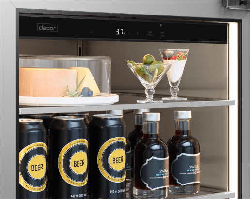 Dacor DRR24G7400APDA 24-Inch Undercounter Beverage Refrigerator Panel Ready