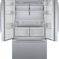 Bosch B36CT84SNS 800 Series, French Door Bottom Freezer, Multi Door, 36'', Brushed Steel (With Anti-Fingerprint)