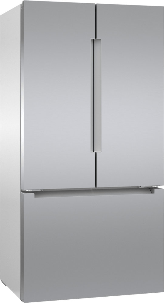 Bosch B36CT84ENS 800 Series, French Door Bottom Freezer, Multi Door, 36'', Brushed Steel (With Anti-Fingerprint), Total No Frost