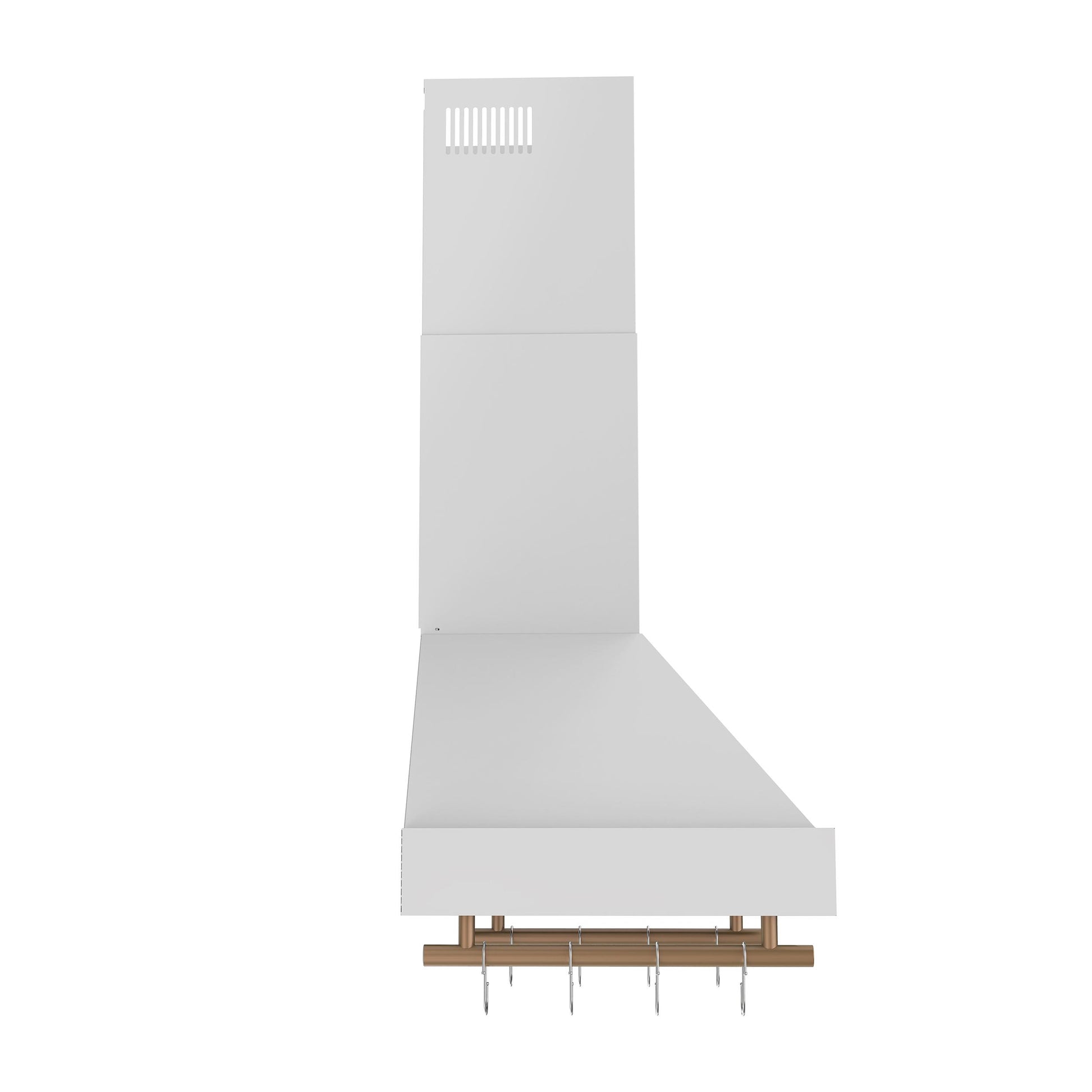 Forno FRHWM550336WHT Forno Venezia 36 Inch Wall-Mounted Range Hood In White With Touch Controls And Baffle Filters