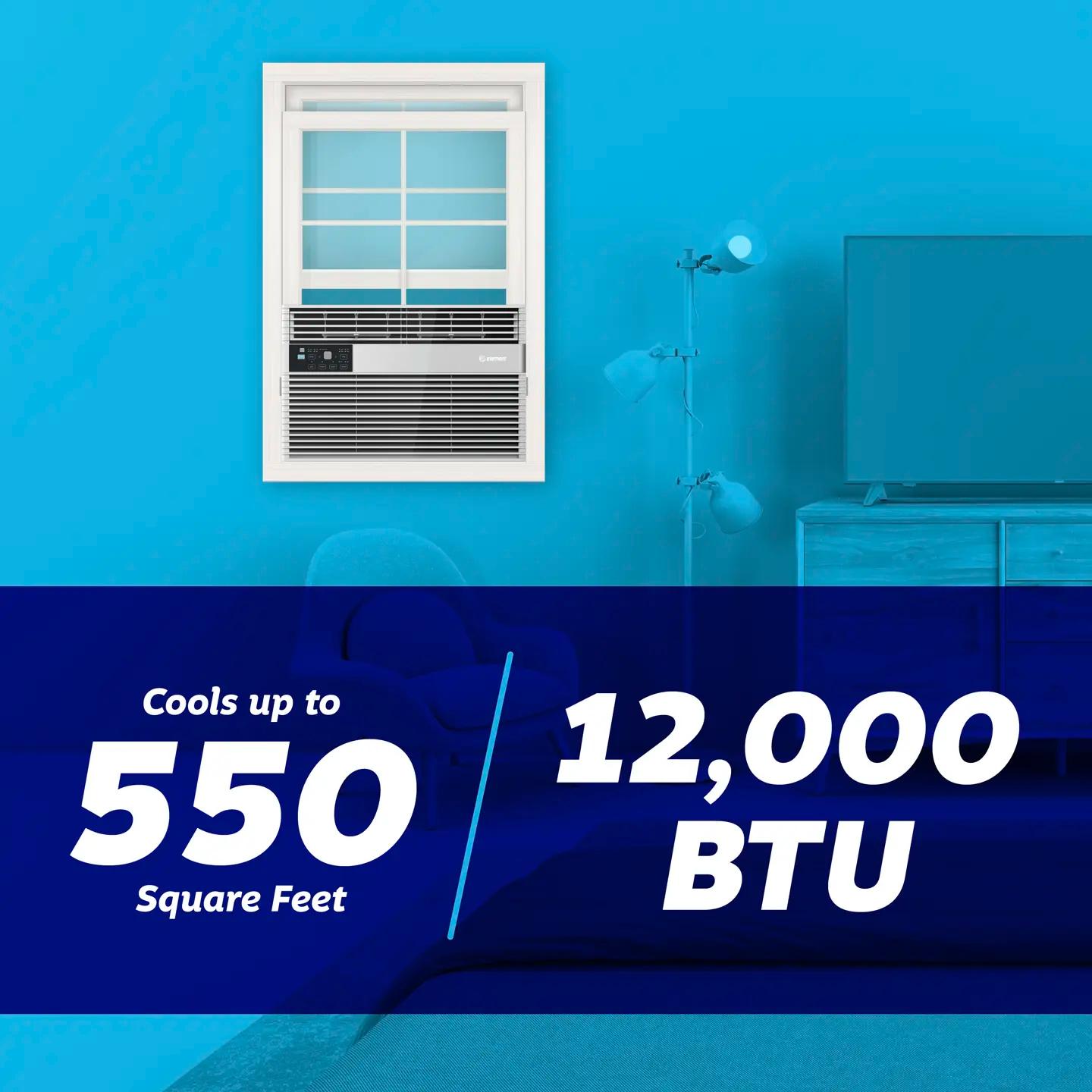 Element Appliance EWR12C Element 12,000 Btu Window Air Conditioner - White (Ewr12Be, Ewr12C)