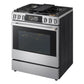 Lg LSGU6339X Lg Signature 6.3 Cu. Ft. Smart Gas Slide-In Range With Dynamic Probake Convection®, Air Fry, Air Sous Vide, Pizza Mode And Ai Gourmet Camera