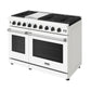 Thor Kitchen LRG4807UW 48 Inch Professional Gas Range In White