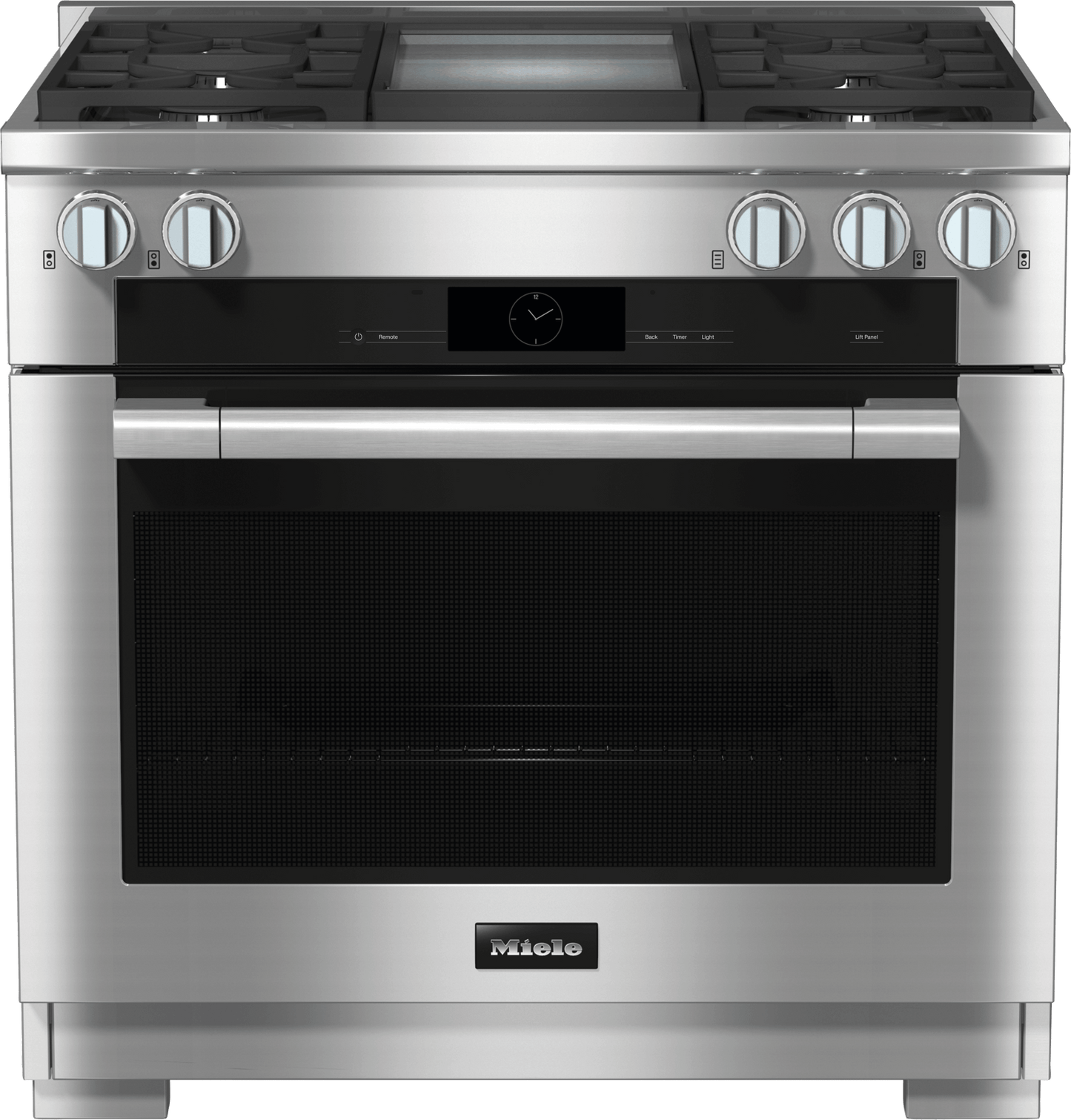 Miele HR19363LPDFGD Hr 1936-3 Lp Df Gd - 36" Range - The Dual Fuel All-Rounder With M Touch For The Highest Demands.
