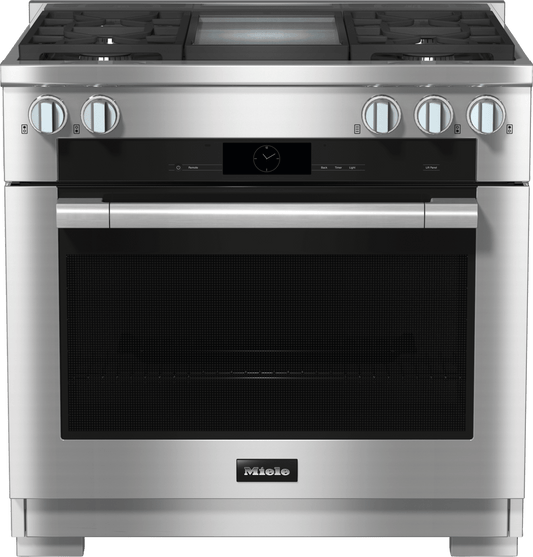 Miele HR19363LPDFGD Hr 1936-3 Lp Df Gd - 36" Range - The Dual Fuel All-Rounder With M Touch For The Highest Demands.