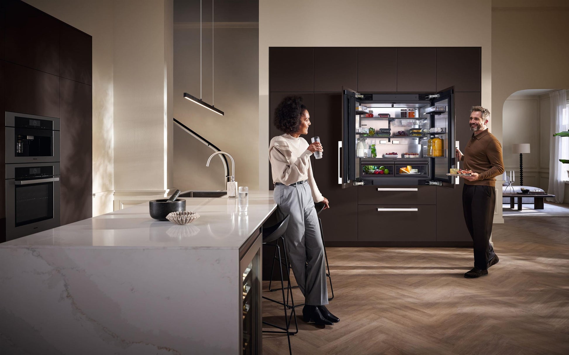 Miele KFMC3858F Kfmc 3858 Fd Compatible With Furniture Fronts - Mastercool Frenchdoor