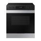 Samsung NSE6DG8300SR Bespoke 6.3 Cu. Ft. Smart Slide-In Electric Range With Air Fry & Precision Knobs In Stainless Steel