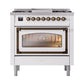 Ilve UN36FNMPWHBLP Ilve Un36Fnmpwhblp Nostalgie Ii Noblesse 36