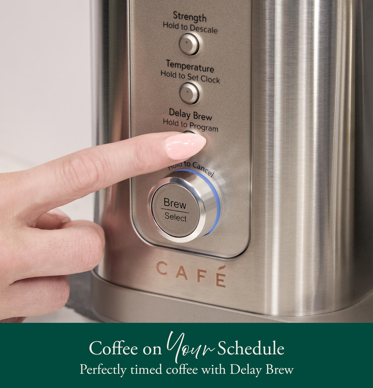 Cafe C7DGB11ZS1 Café™ Specialty Drip Coffee Maker With Glass Carafe