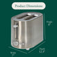 Cafe C9T2MA1ZS1 Café™ Express Finish Toaster