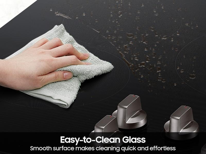 Samsung NZ30FG5332RK 30" Electric Energy Star® Certified Cooktop With 4 Elements In Black