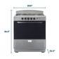 Element Appliance EEGR3A4MCCS Element Electronics 4.0 Cu. Ft. 30