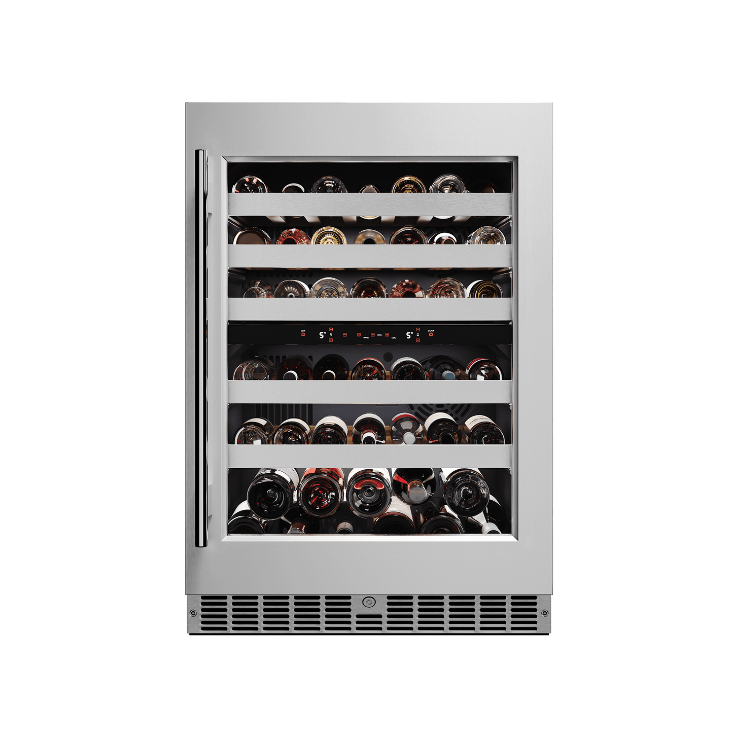 Element Appliance EWD24BES Cellara By Element 24 In., 46 Bottle Dual-Zone Wine Cooler - Stainless Steel