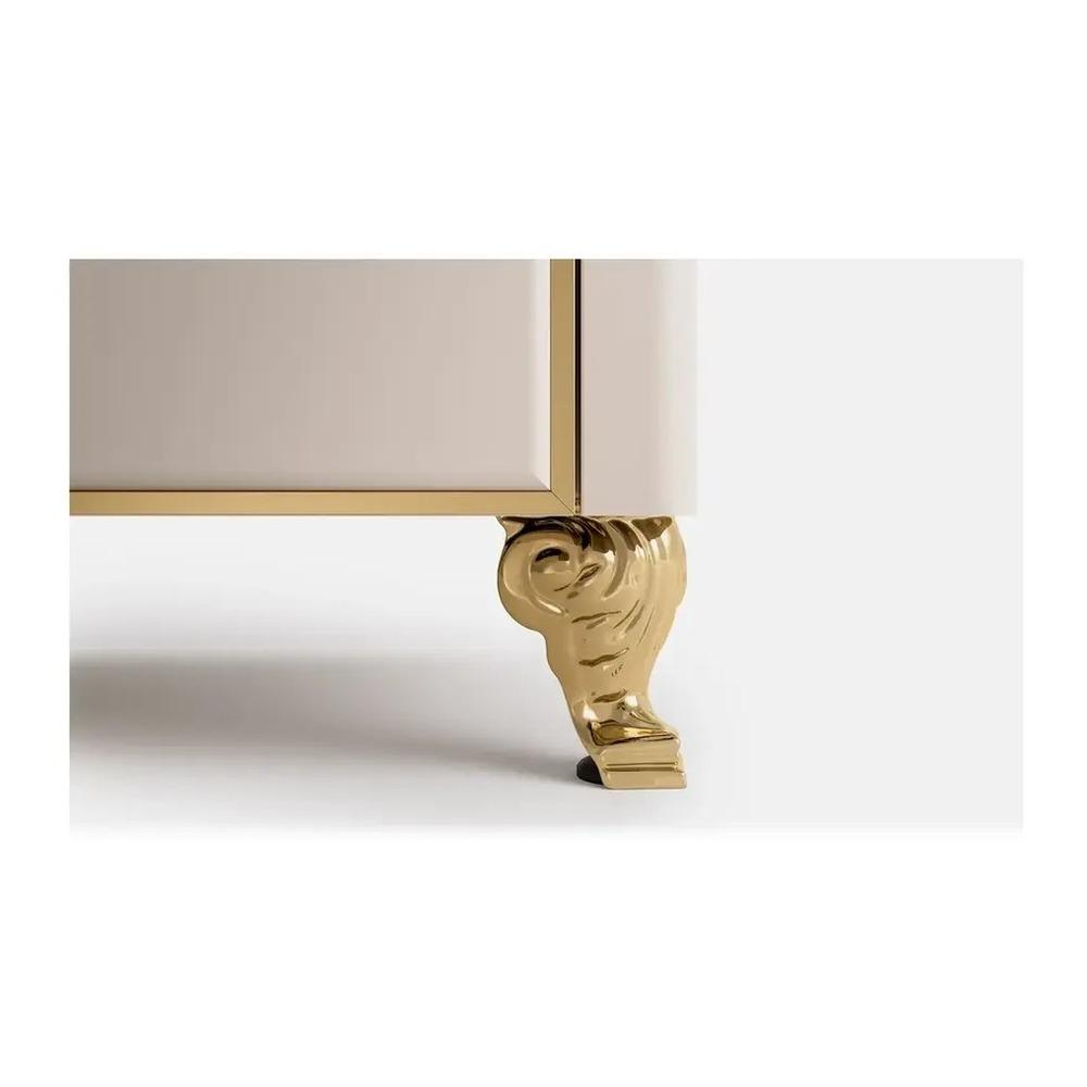 Ilve KG4221216 Ilve Kg4221216 Scroll Claw Leg (Sold By Individual Leg) (Brass)