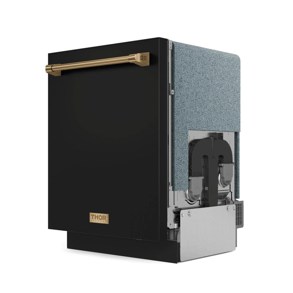 Thor Kitchen DW24X8BA00BRZ 24 Inch Dishwasher Matte Black/Bronze Gordon Ramsay Series - Dw24X8Ba00-Brz