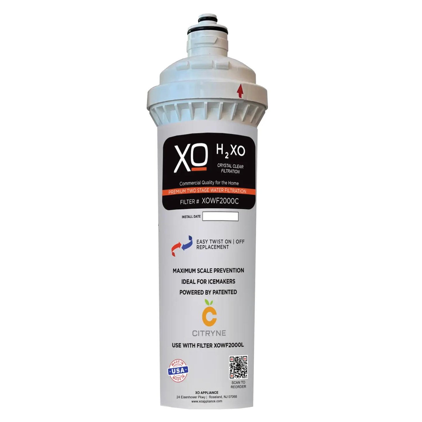 Xo Appliance XOWF2000SYS Dual Stage Home Water Filtration System