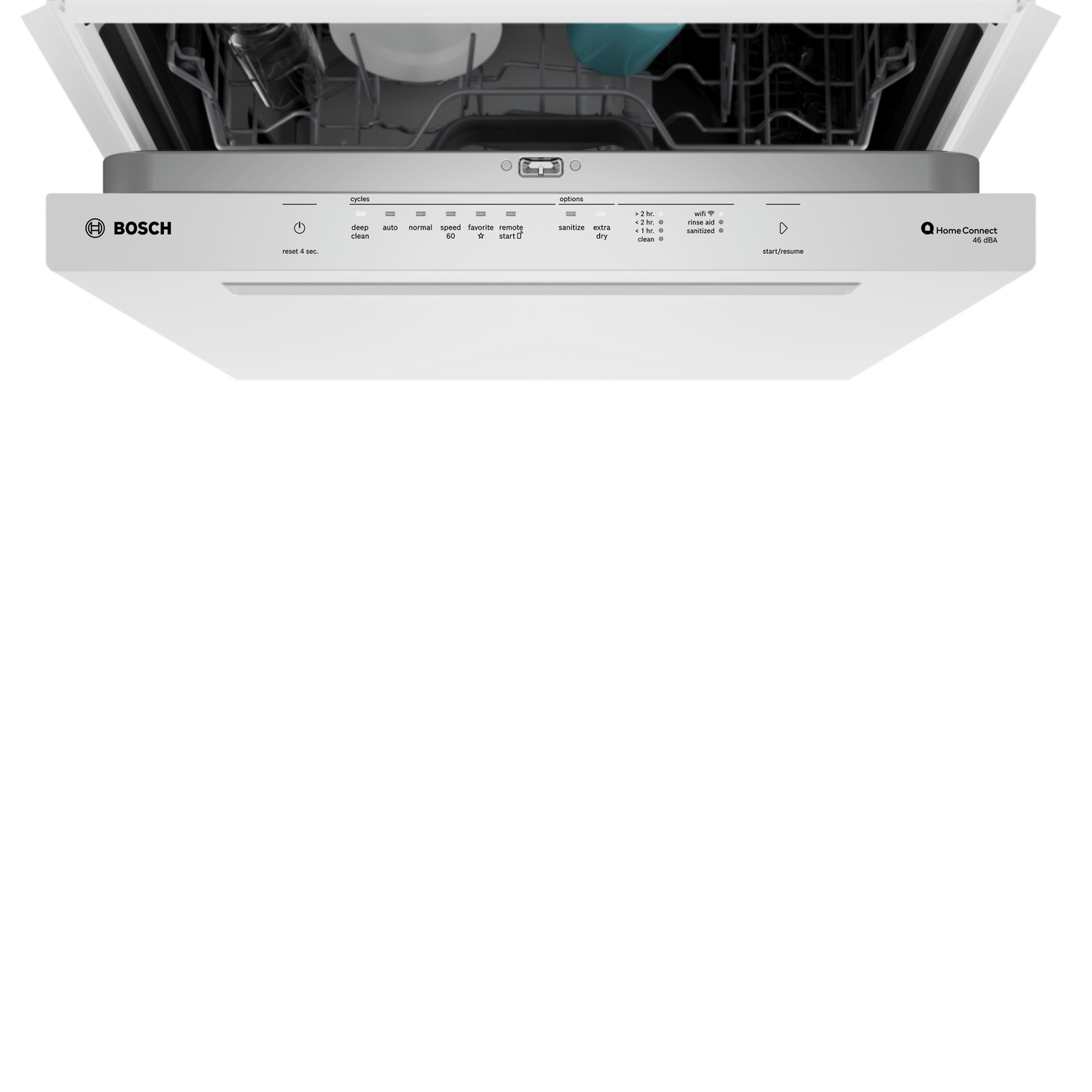 Bosch SHP53EM2N 300 Series, Built-Under Dishwasher, 24'', White