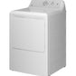 Ge Appliances GTX38GASWWS Ge® 6.2 Cu. Ft. Capacity Gas Dryer With Up To 120 Ft. Venting And Shallow Depth​