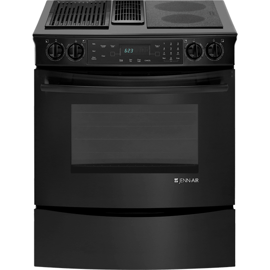 Jennair JES9750CAB Slide-In Modular Electric Downdraft Range, 30"