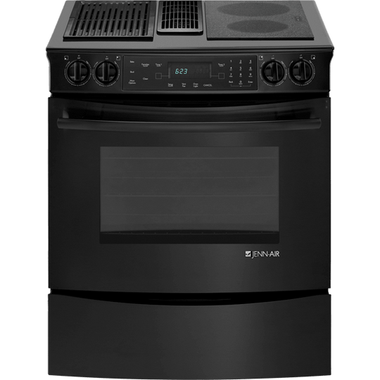 Jennair JES9750CAB Slide-In Modular Electric Downdraft Range, 30"