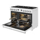 Thor Kitchen ARG48W 48 Inch Contemporary Professional Gas Range In White