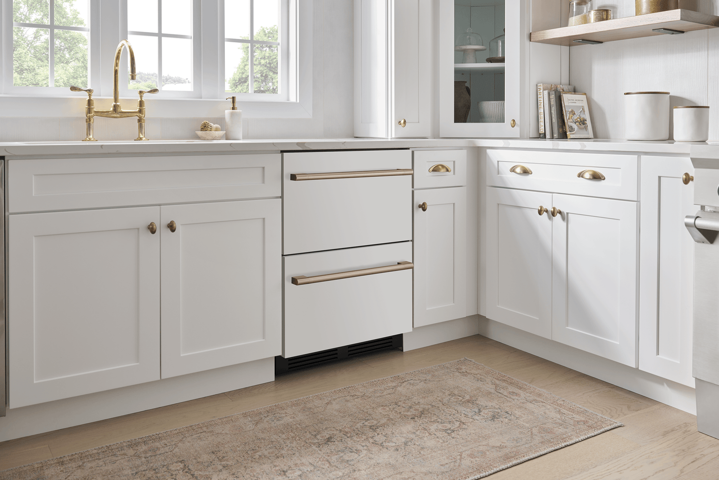 Zephyr PRRFD24C2AP Presrv Refrigerator Freezer Drawers, 24In, Panel Ready