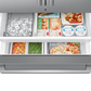 Samsung RF70H25HER Bespoke Ai 3-Door French Door Zero Clearance Fit Dual Auto Ice Maker 24 Cu. Ft.