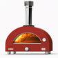 Xo Appliance XOPIZZA1HROL Countertop Hybrid Gas & Wood Oven In Red