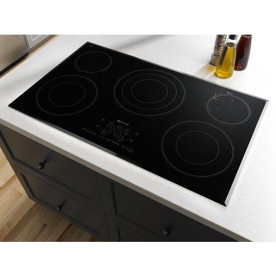 Jennair JEC4536BS 36-Inch Electric Radiant Cooktop With Glass-Touch Electronic Controls
