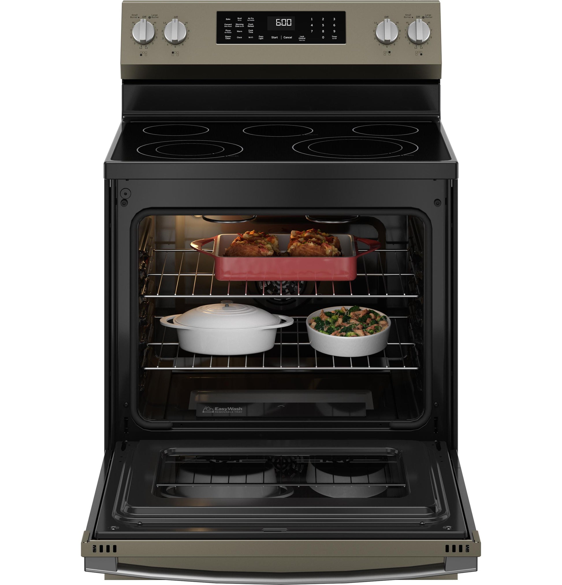 Ge Appliances GRF600AVES Ge® 30" Free-Standing Electric Convection Range With No Preheat Air Fry And Easywash™ Oven Tray