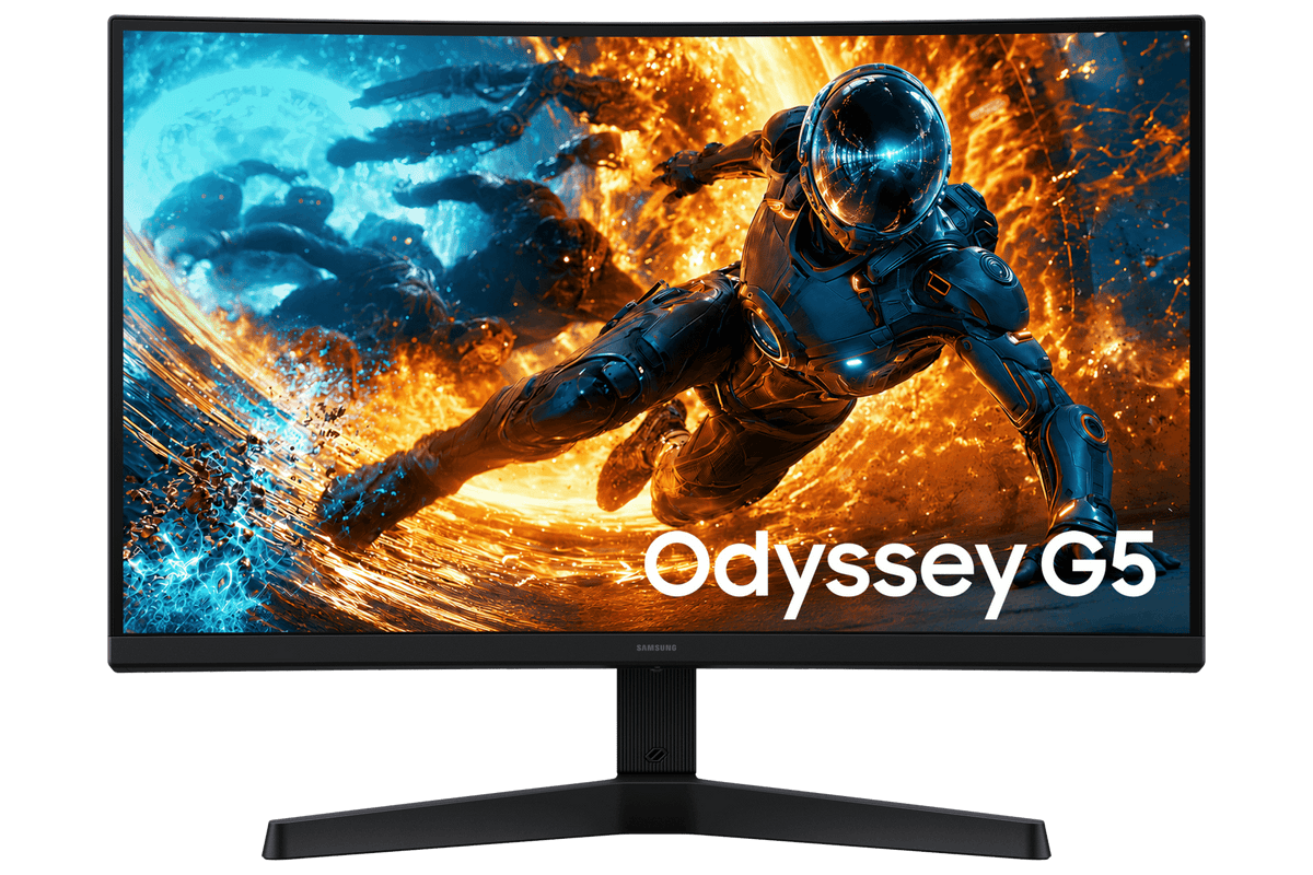 Samsung LS27HG554ENXZA 27 Inch Odyssey G5 G55H Qhd 180Hz Gaming Monitor