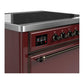 Ilve UMIB36QNR3BUB Ilve Umib36Qnr3Bub Majestic Iii 36 Inch Induction Range With 6 Elements, 3.5 Cu. Ft. Total Oven Capacity (Solid Door, Burgundy, Burnished)