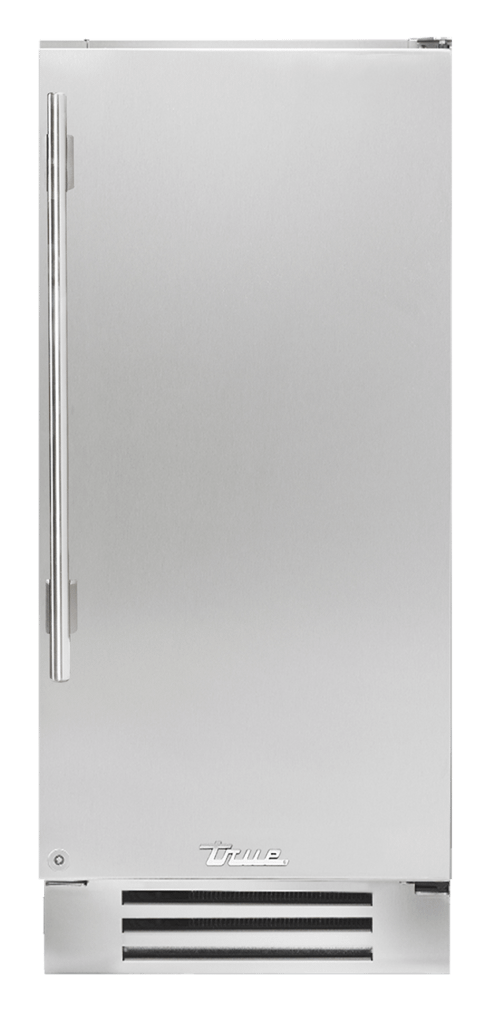 True Caliber TUR15RSSC 15 Inch Undercounter Refrigerator - Door: Solid Stainless - Stainless Steel Finish, Stainless Steel Hardware, Right Hinge