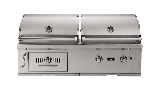 Coyote CH50NG 50" Hybrid Gas And Charcoal Grill