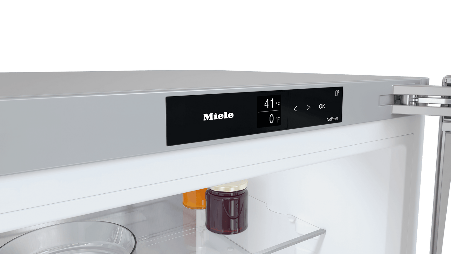 Miele KFN4799DDENA Kfn 4799 Dde Na Stainless Steel/Cleansteel - Freestanding Fridge-Freezer With Dailyfresh, Nofrost, And Icemaker For Fresh Ice Cubes Any Time.