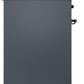 Ilve UP30NMPBGBLP Nostalgie Ii 30 Inch Dual Fuel Liquid Propane Freestanding Range In Blue Grey With Bronze Trim
