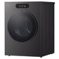 Lg DLEX9900B Lg Signature 9.0 Cu. Ft. Mega Capacity Smart Front Load Electric Dryer With Built-In Intelligence, Turbosteam® And Touch Lcd Control