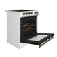 Forno FFSEL602230WHT Forno Leonardo Espresso 30-Inch White Electric Range, True Convection, Energy Efficient