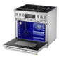 Lg LPGU6319Y Lg Signature 6.3 Cu. Ft. Smart Gas Slide-In Pro Range With Dynamic Probake® Convection, Air Fry, Air Sous Vide And Roast Mode