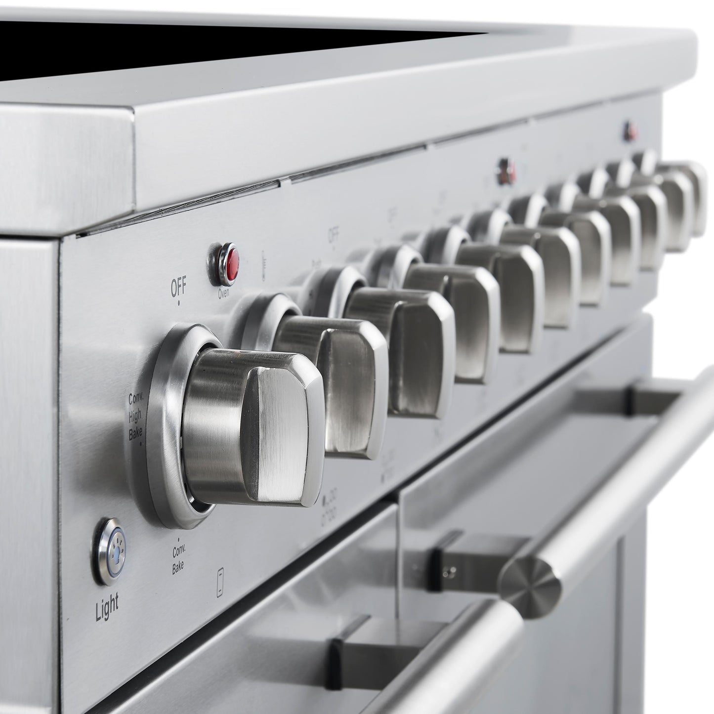Forno FFSEL601148 Forno Paolo 48 Inch Freestanding Electric Range, Stainless Steel, 6.7 Cu.Ft, True Convection Oven, Energy Efficient