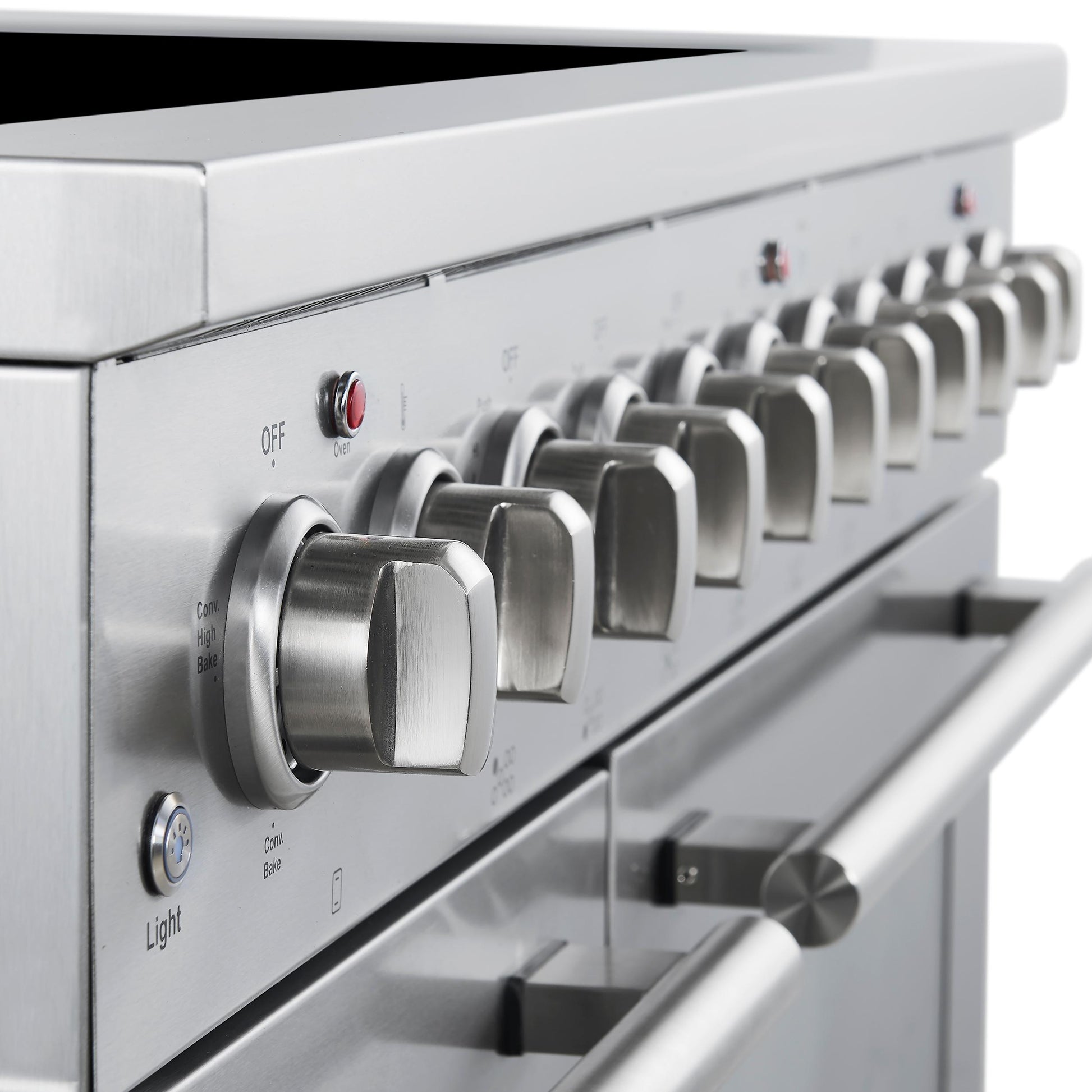 Forno FFSEL601148 Forno Paolo 48 Inch Freestanding Electric Range, Stainless Steel, 6.7 Cu.Ft, True Convection Oven, Energy Efficient