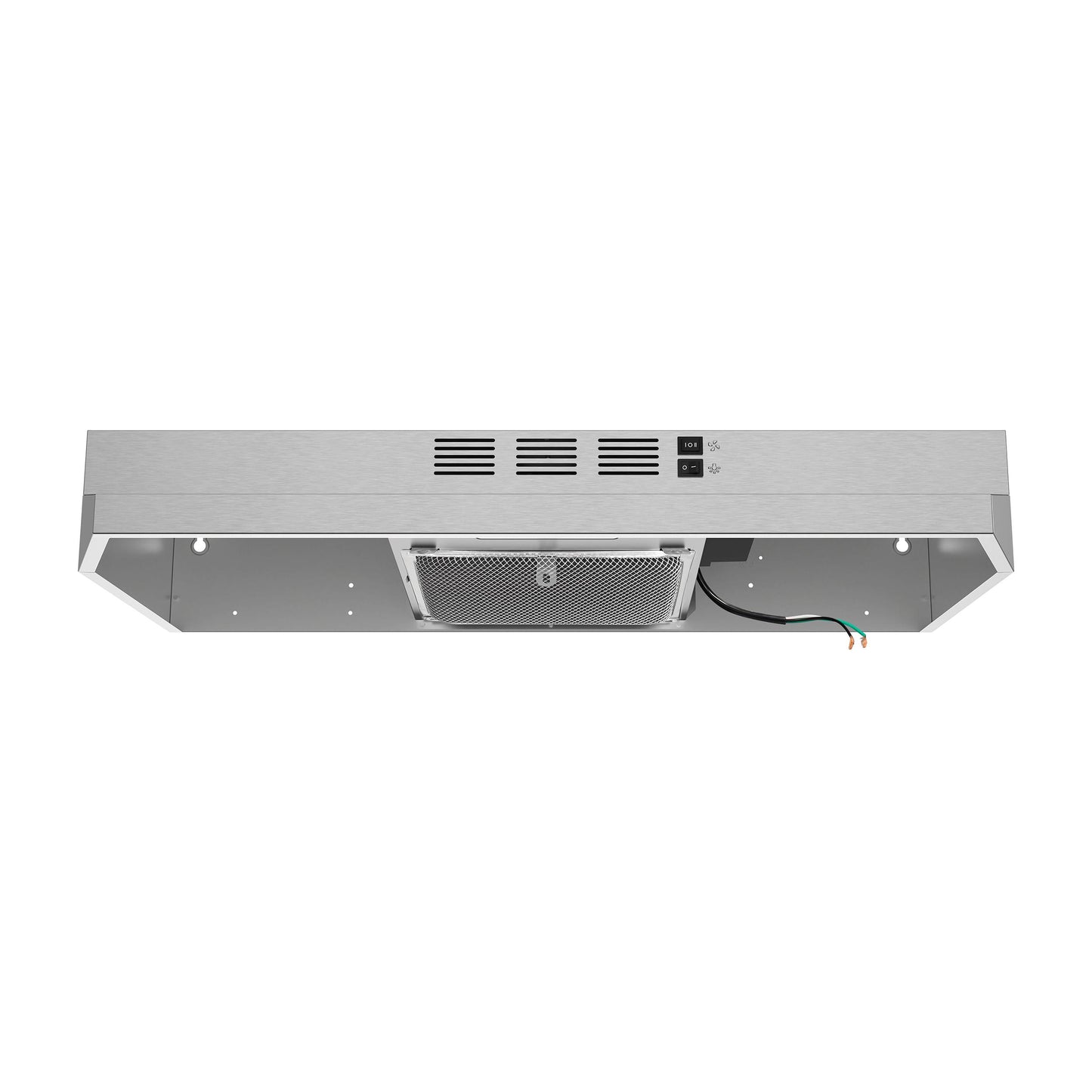 Forno FRHUC520030 Forno Cappa 30-Inch Under Cabinet Range Hood, Stainless Steel, 200 Cfm, Convertible, Led Lighting
