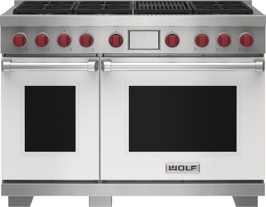 Wolf DF48650CWHPLP 48" Dual Fuel Range - 6 Burners And Infrared Charbroiler