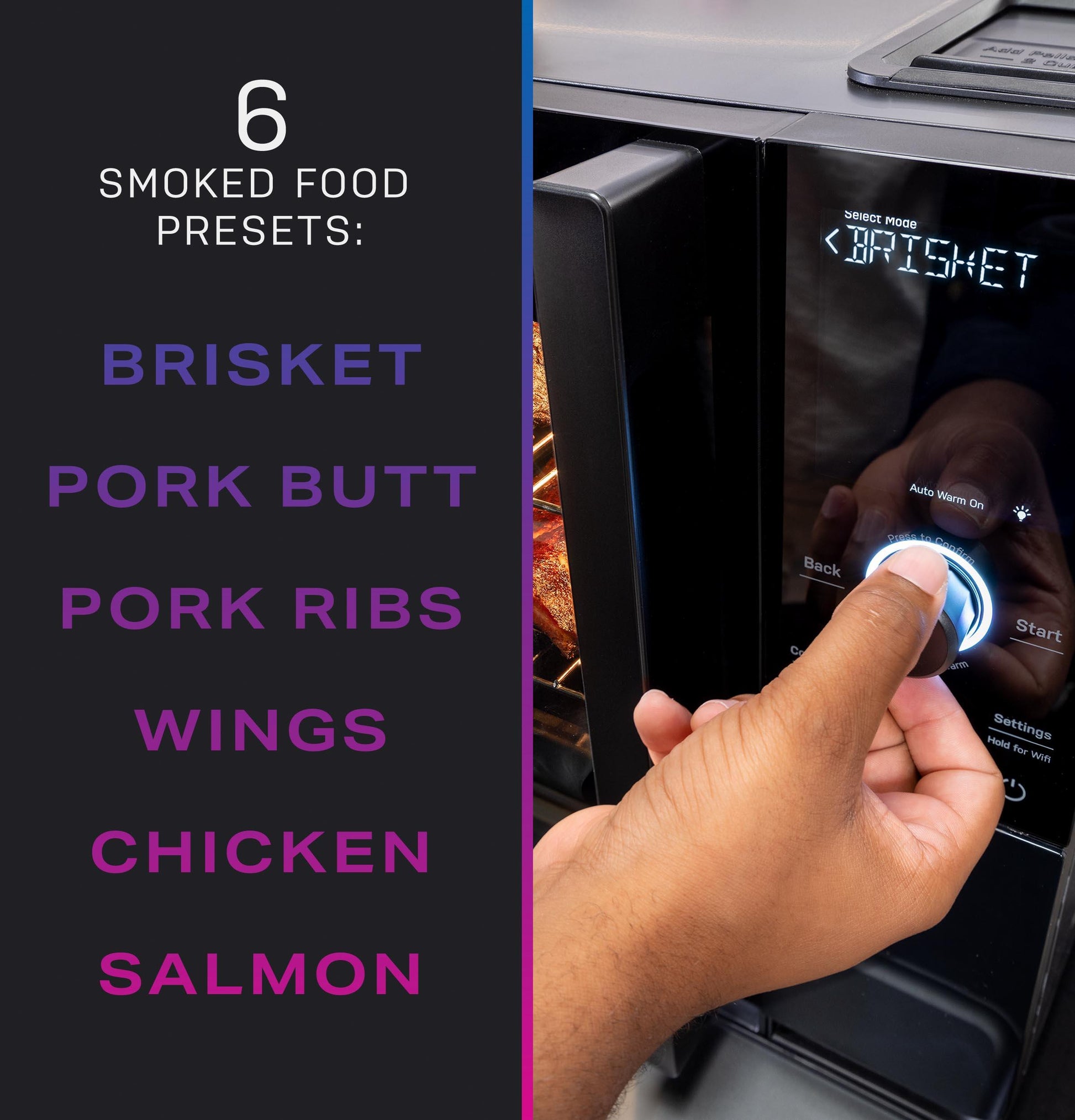 Ge Appliances P9SBAAS6VBB Ge Profile™ Smart Indoor Smoker