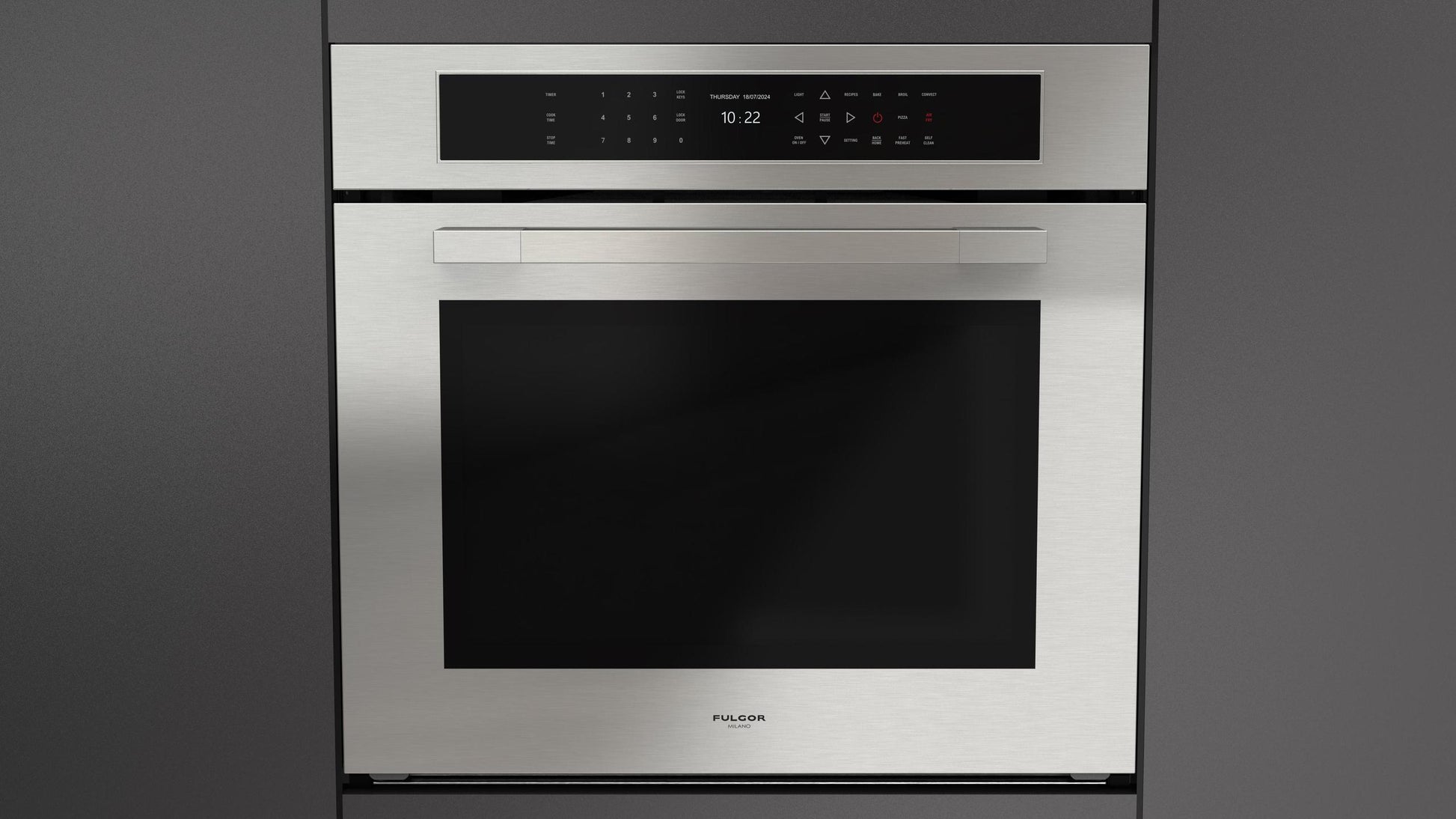 Fulgor Milano F7MSP30S1 30" Touch Control Self Clean Oven