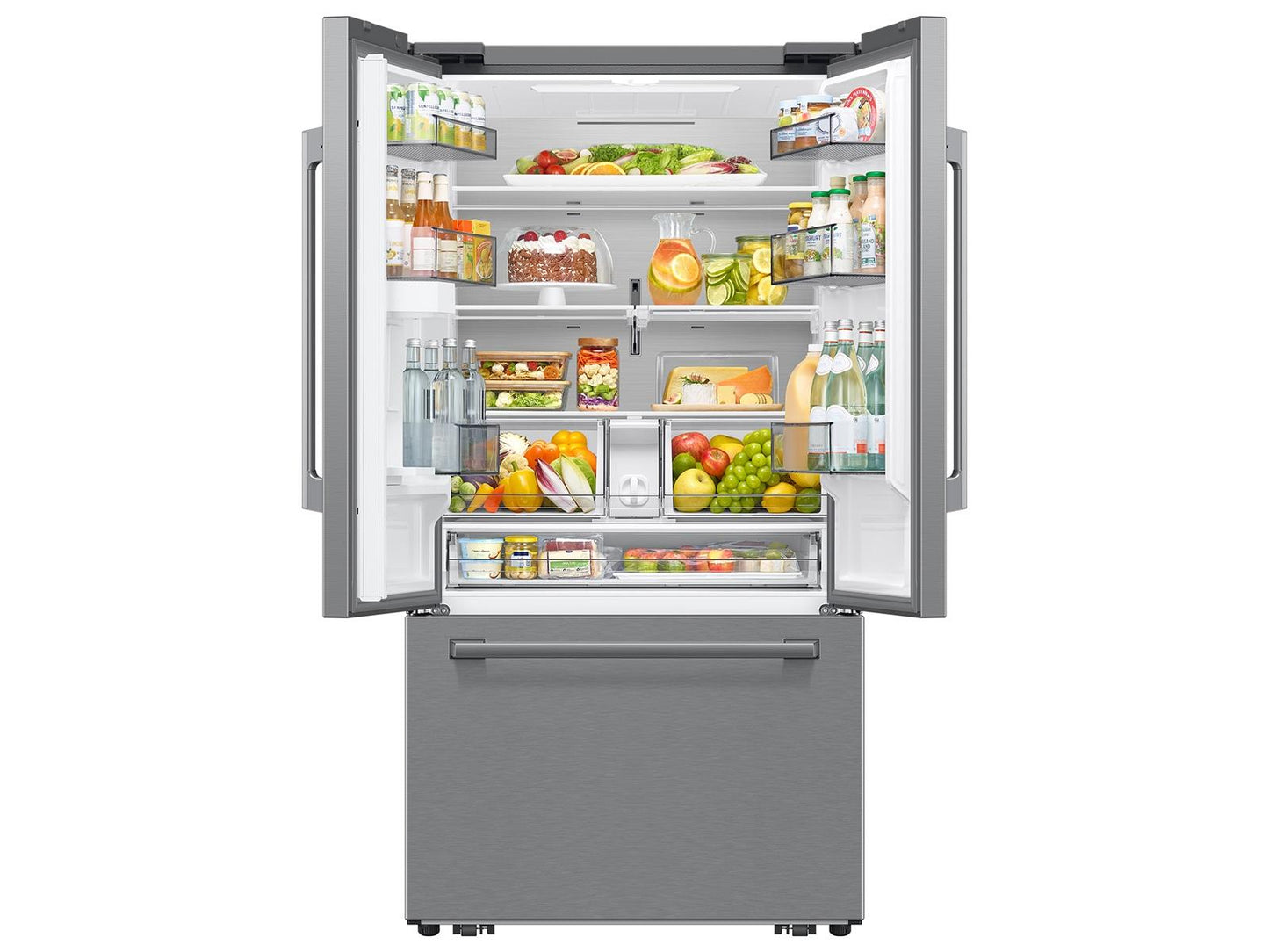 Samsung RF70H30KER Bespoke Ai 3-Door French Door Zero Clearance Fit In-Door Tall Dispenser 30 Cu.Ft.