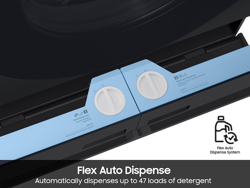 Samsung WD53DBA900HB 5.3 Cu. Ft. Bespoke Ai Laundry Ventless Heat Pump Dryer Combo™ All-In-One Ultra Capacity Washer With Ai Home In Brushed Black