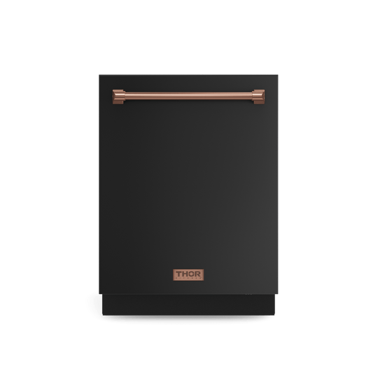 Thor Kitchen DW24X8BA00RSG 24 Inch Dishwasher Matte Black/Rose Gold Gordon Ramsay Series - Dw24X8Ba00-Rsg