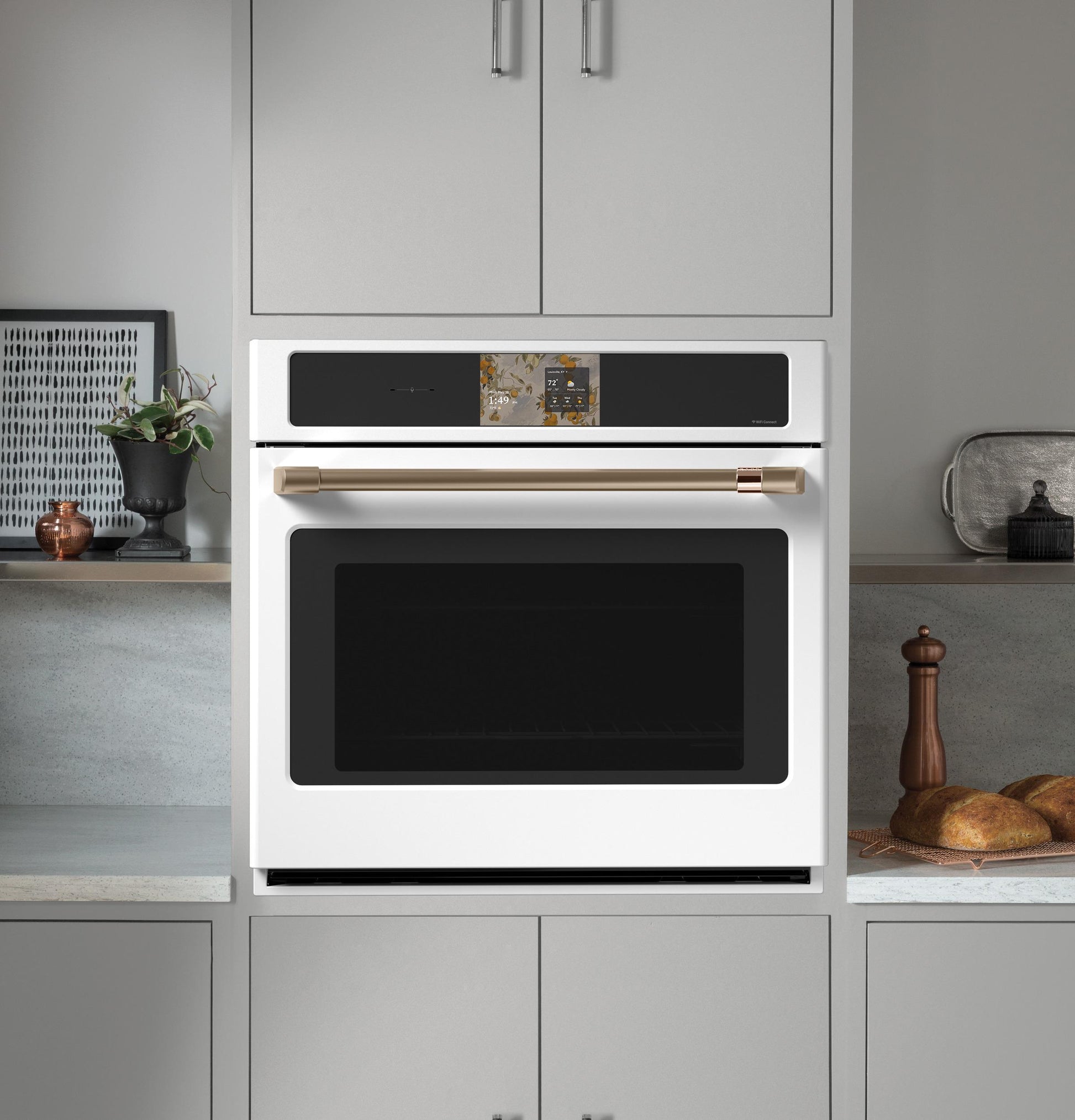Cafe CTS90DP4ZW2 Café™ Professional Series 30" Smart Built-In Convection Single Wall Oven